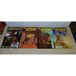 Lot Of 4 Orson Scott Card Actual Ender's Game Comic Books Marvel Limited Series